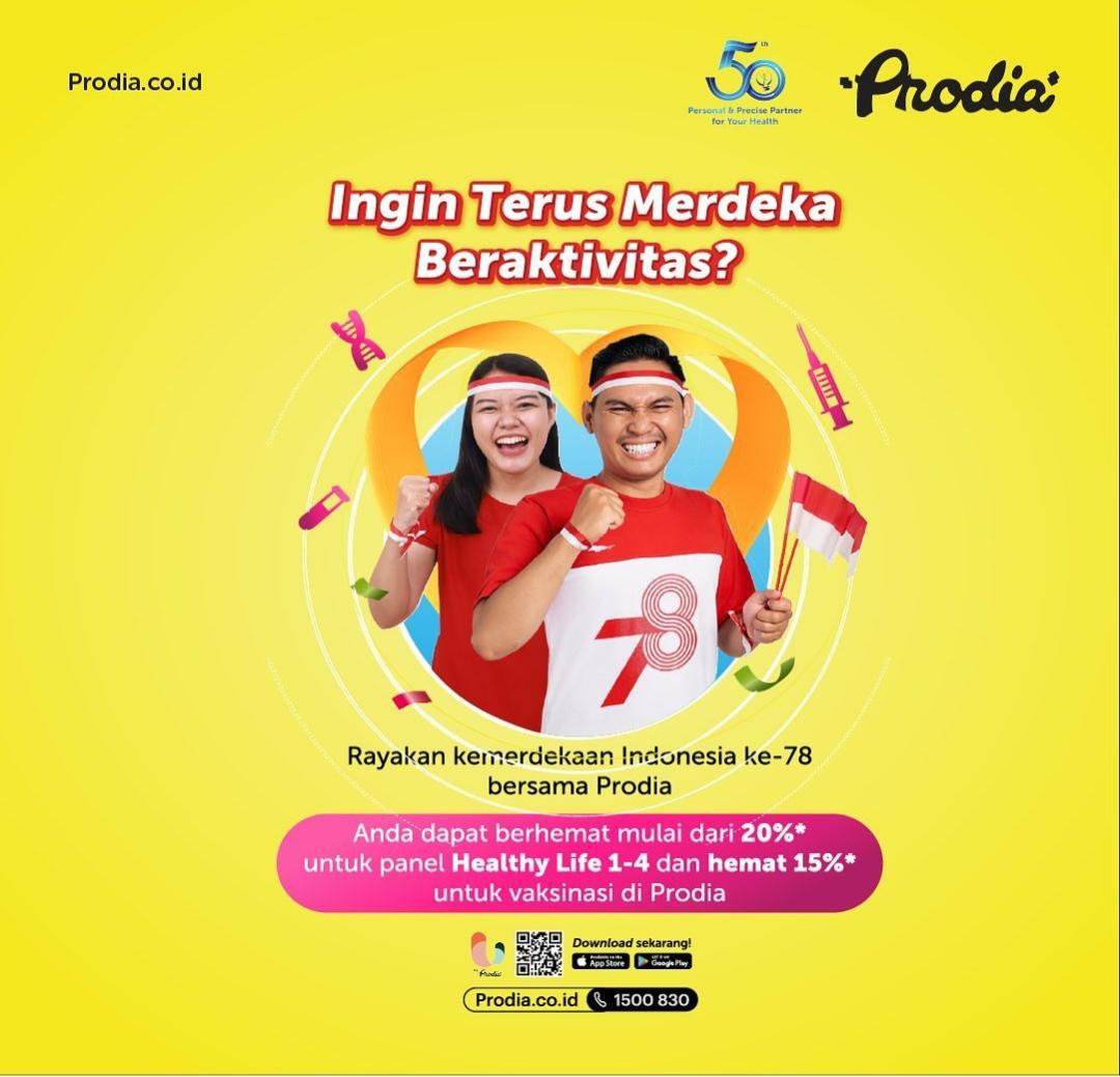 Merdeka dari Penyakit dengan Check-up dan Vaksinasi bersama Prodia