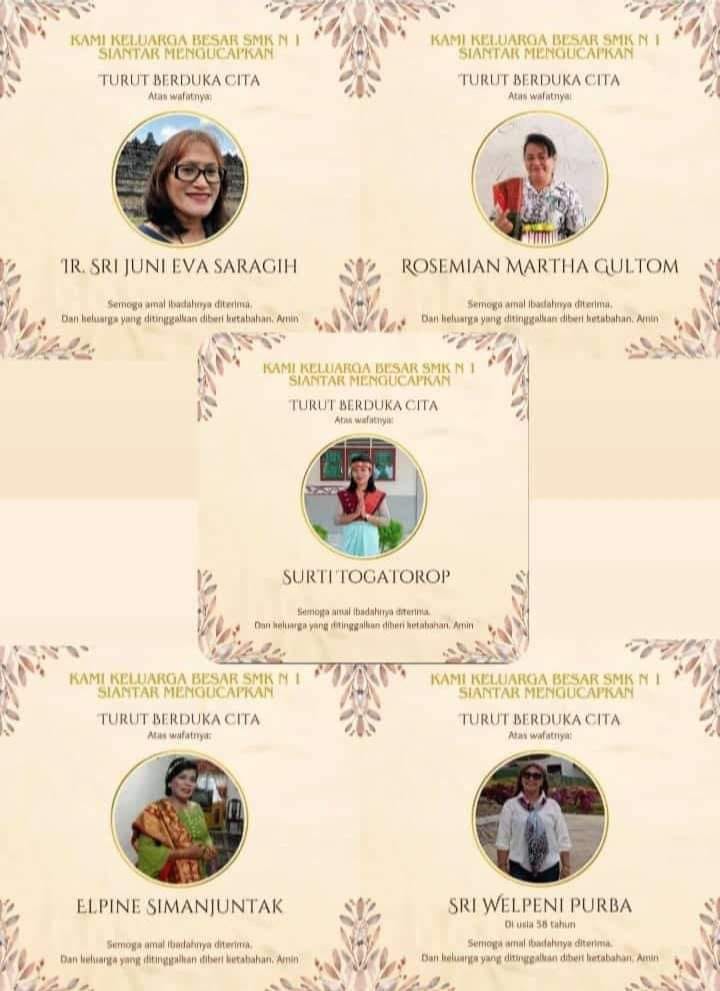 5 Guru SMK N 1 Siantar korban kecelakaan maut.