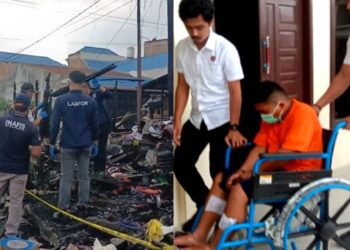 Dua orang tersangka pembakaran rumah wartawan di kabanjahe ditangkap, polisi buru aktor intelektual di balik meninggalnya sekeluarga di karo.