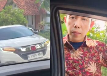 Ngaku ketua pemuda pancasila hingga jadi sorotan karena arogansi berkendara dan plat mobil wisnu yang tak terdaftar diduga bodong.