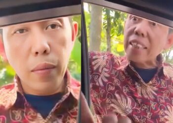 Pria bernama wisnu terlibat cekcok di jalan sempit, mengaku ketua pp semarang, namun ternyata hanya pengurus biasa.