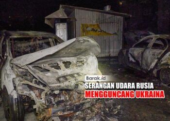 Serangan udara rusia pada malam hari menyebabkan kerusakan serius pada infrastruktur jalur kereta di kiev, wilayah ibu kota ukraina.
